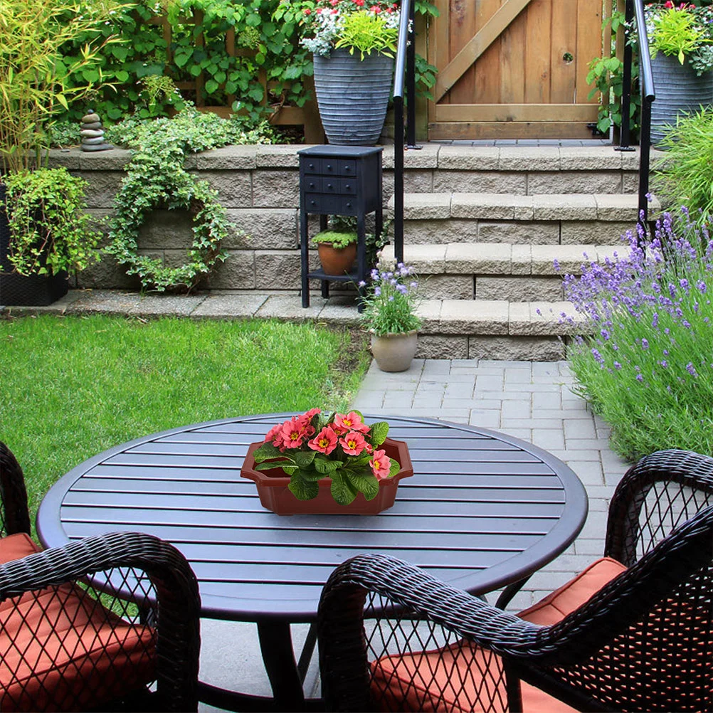 10 Pcs Flowerpot Pots Outdoor Gardening Accessory Bonsai Home Plastic Container Tree Indoor Plant