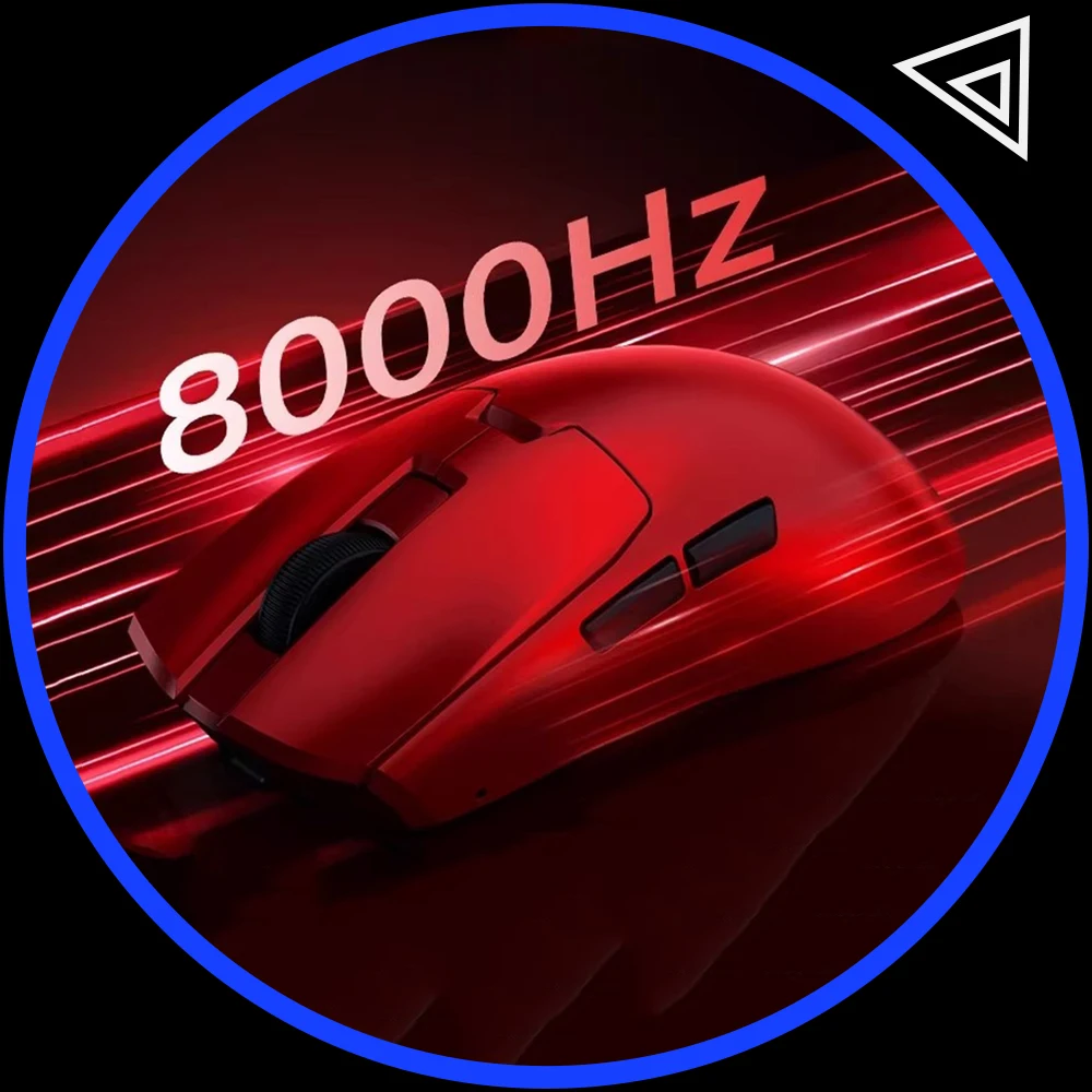 DeLUX M800mini Gaming Mouse Nordic 52840 Chip Paw 3950 Sensor 8K Three Mods Wireless Mouse Low Delay Light Weight Mouse Gamer