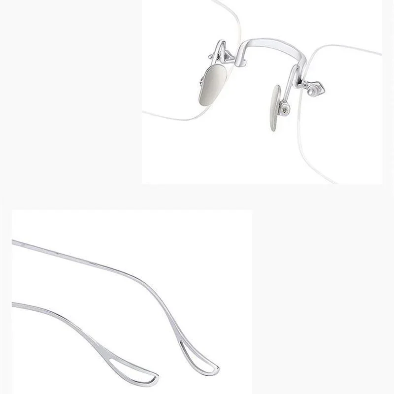 نظارات قصر النظر البصرية المضادة للضوء الأزرق بدون حدود، نظارات متغيرة الألوان للنساء والرجال، نظارات شفافة بالقرب من البصر #5