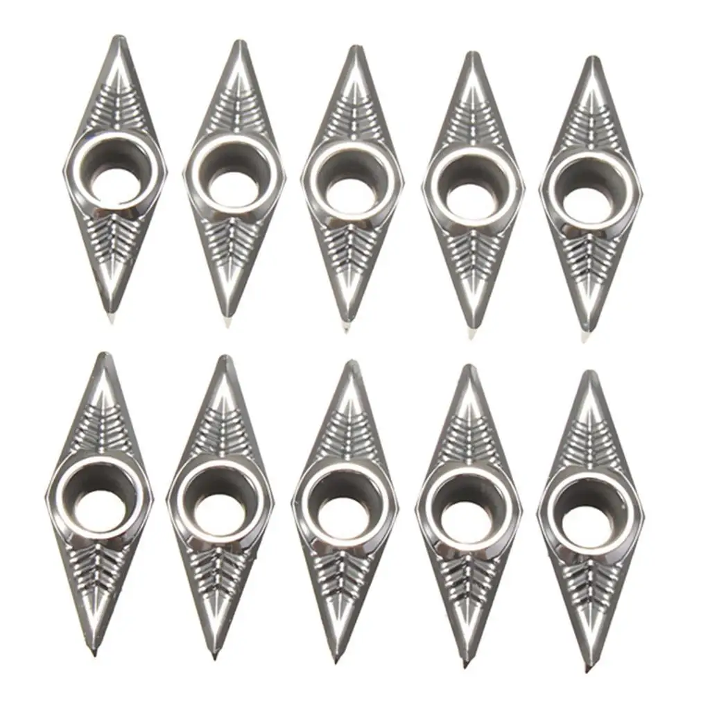 Lots 10 VCGT160408-AK H01 VCGT332-AK H01 Blade Inserts Used