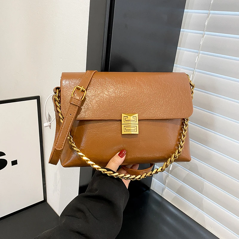 

Elegant Ladies Leather Crossbody Bag Shoulder Handbags Women's Luxury By Famous Designer Fashion Trendy