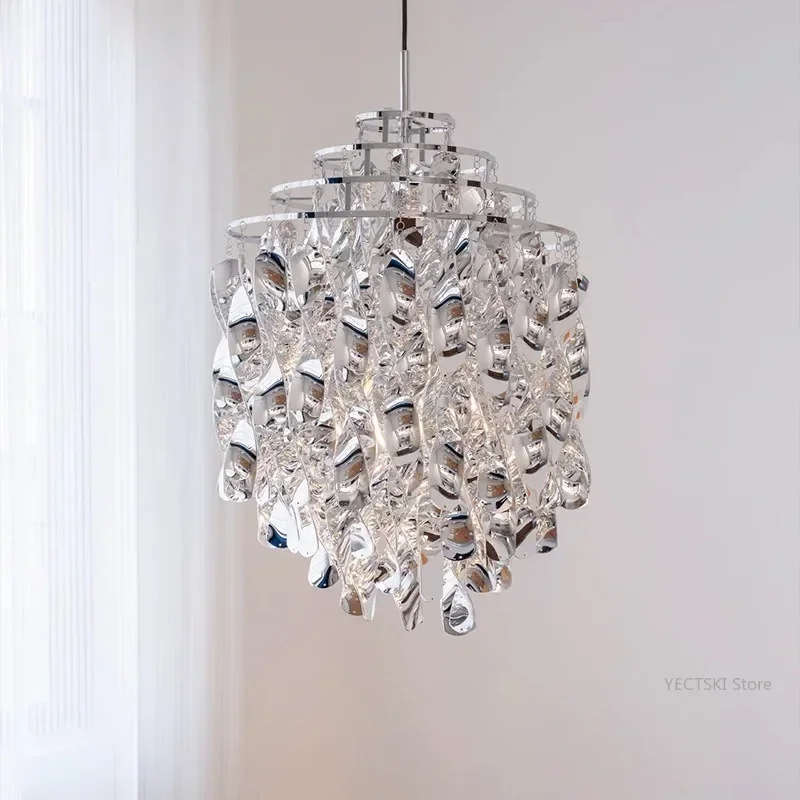 

GHEUVNJ French medieval restaurant chandelier with a high-end feel, bedroom hallway staircase light