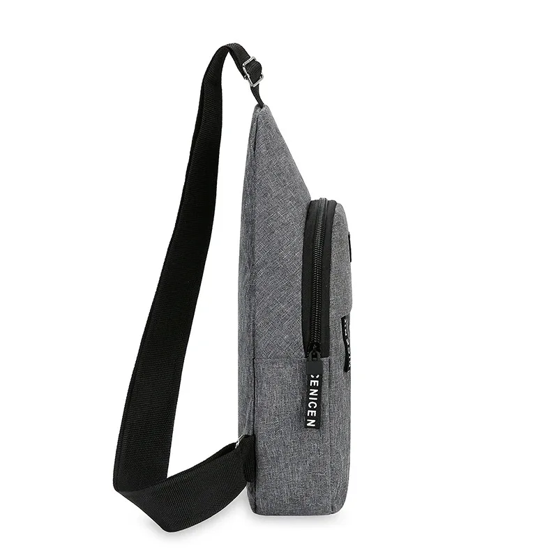 Men's Chest Bag Crossbody Bag Outdoor Sports Leisure Fashion Small Shoulder Bag image 4