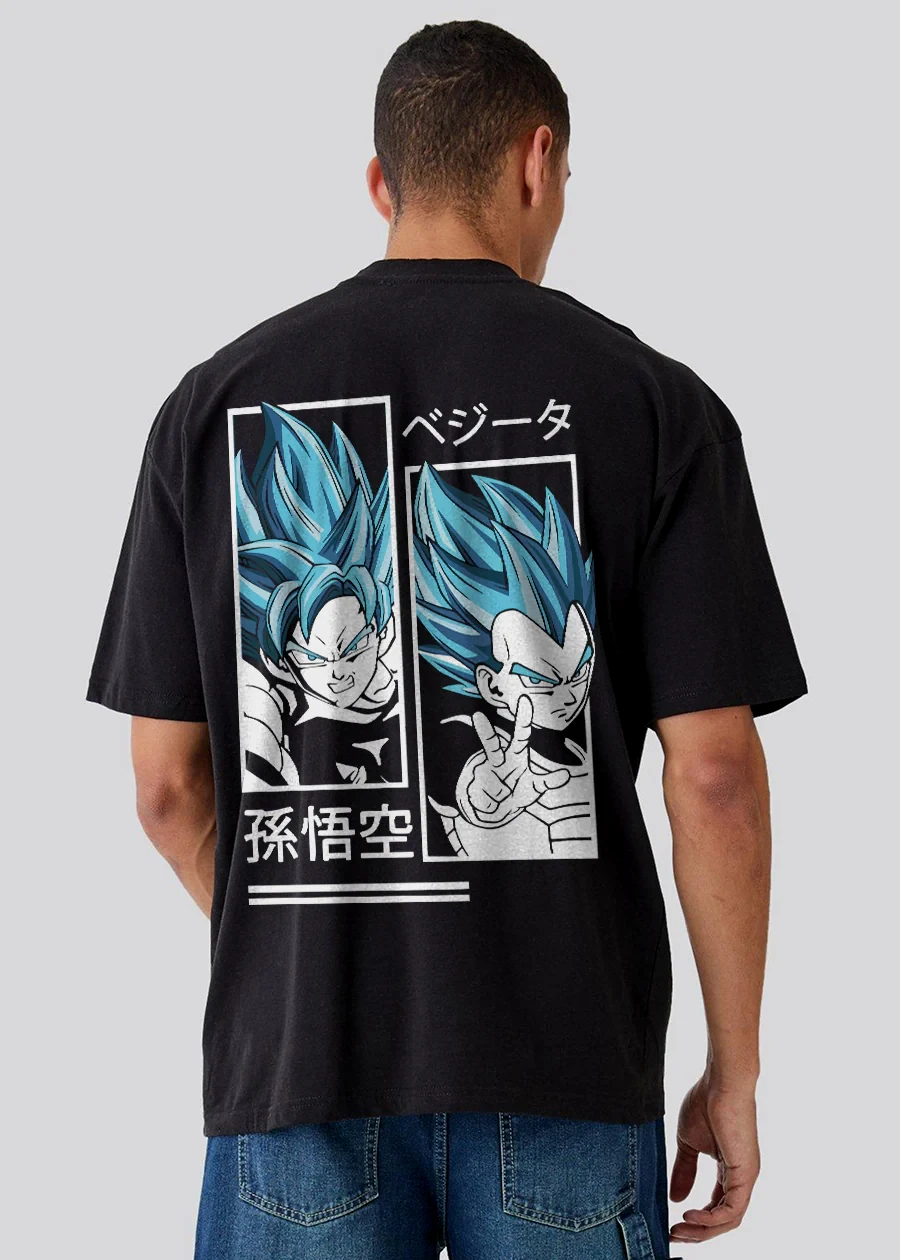 

2025 Men Goku Dragon Ball Z T Shirt Cotton Anime Short-sleeved Casual Street Y2K Summer Women Tee Oversize Clothing Super Saiyan