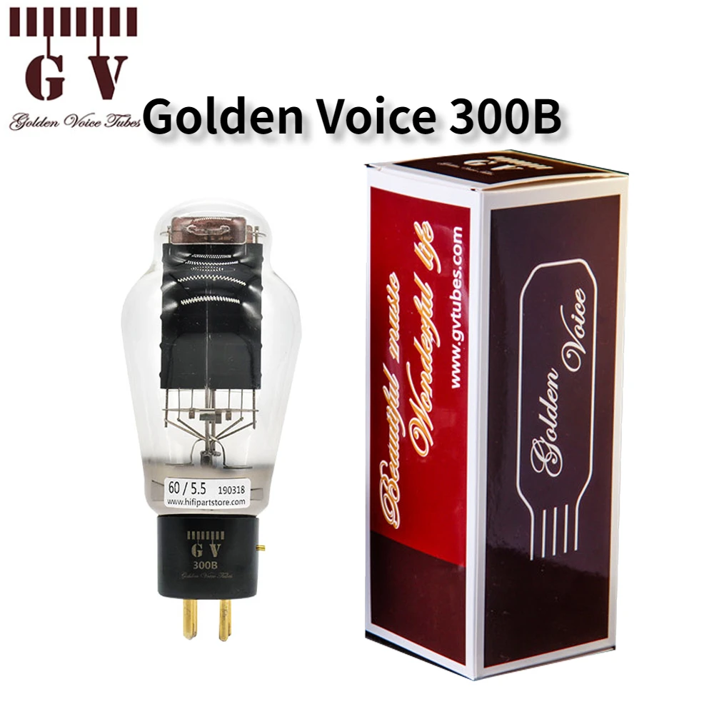 

Golden Voice 300B Vacuum Tube Replaces 300BL 300B-T 300BS 300B-Z HIFI Audio Valve Tube Amplifier Kit DIY Matched Quad