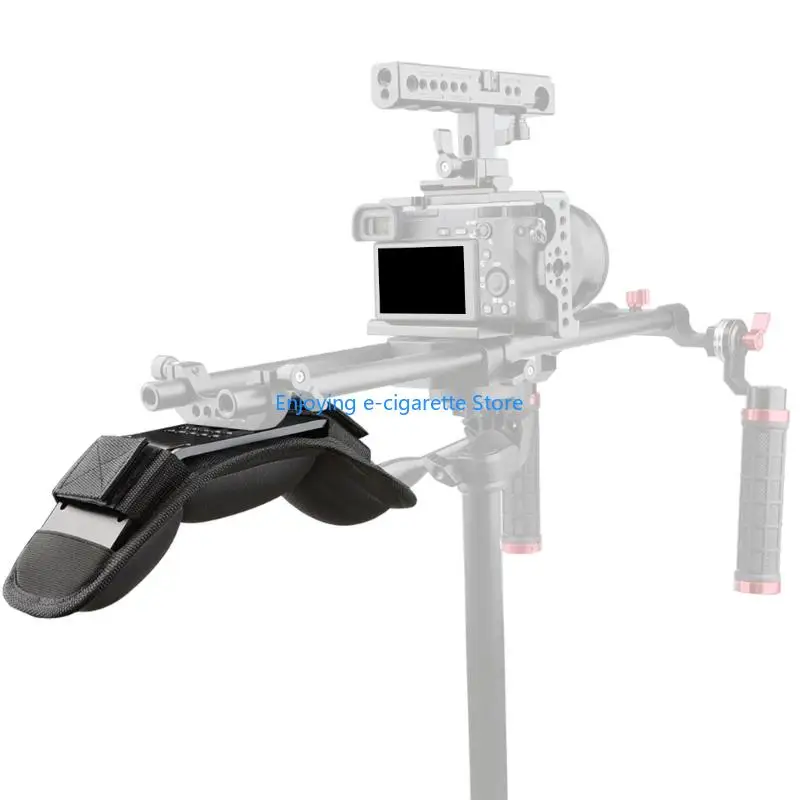 Ergonomische Aluminium-Schulterpolsterhalterung, 15-mm-Stangenklemme für Stativadapter Y4QF – Detail 8