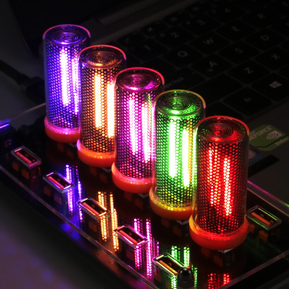 2025 neue USB Auto LED Atmosphäre Licht Touch Control Birne Filament Nacht Dekoration Schlafzimmer Stimmung Beleuchtung Tragbare Glas Lampe – Detail 6