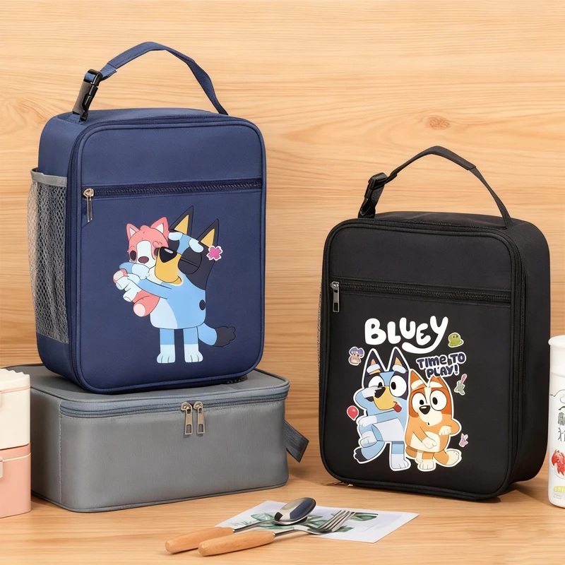 

Blueys Bingo Insulated Lunch Bag Bento Pack Aluminum Foil RiceBag Meal Pack Ice Pack Student Bento Lunch Handbag Insulation Gift