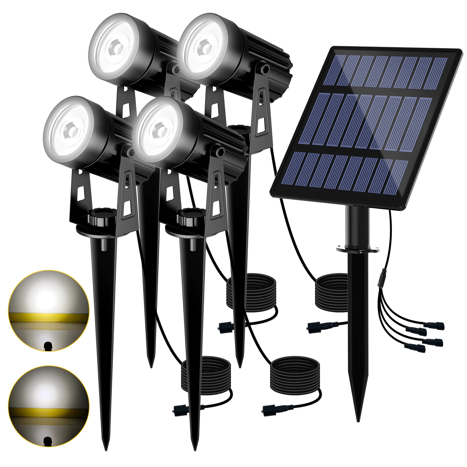 T-SUNRISE Solar LED Wall Light RGB IP65 8