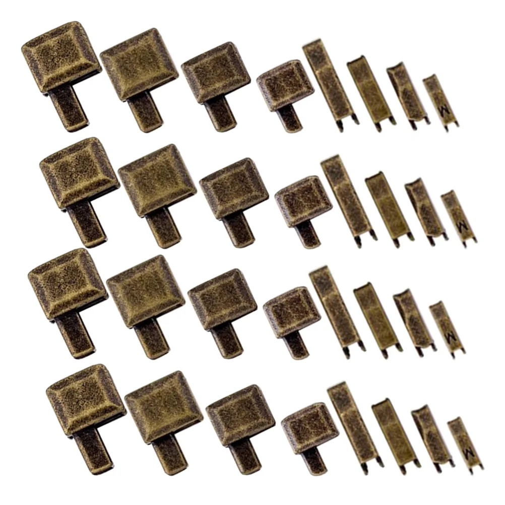 

16Sets Metal Zipper Repair Kit Durable Clothing Stops Practical Design Zipper Repair Kit Clothes Repairing Kits