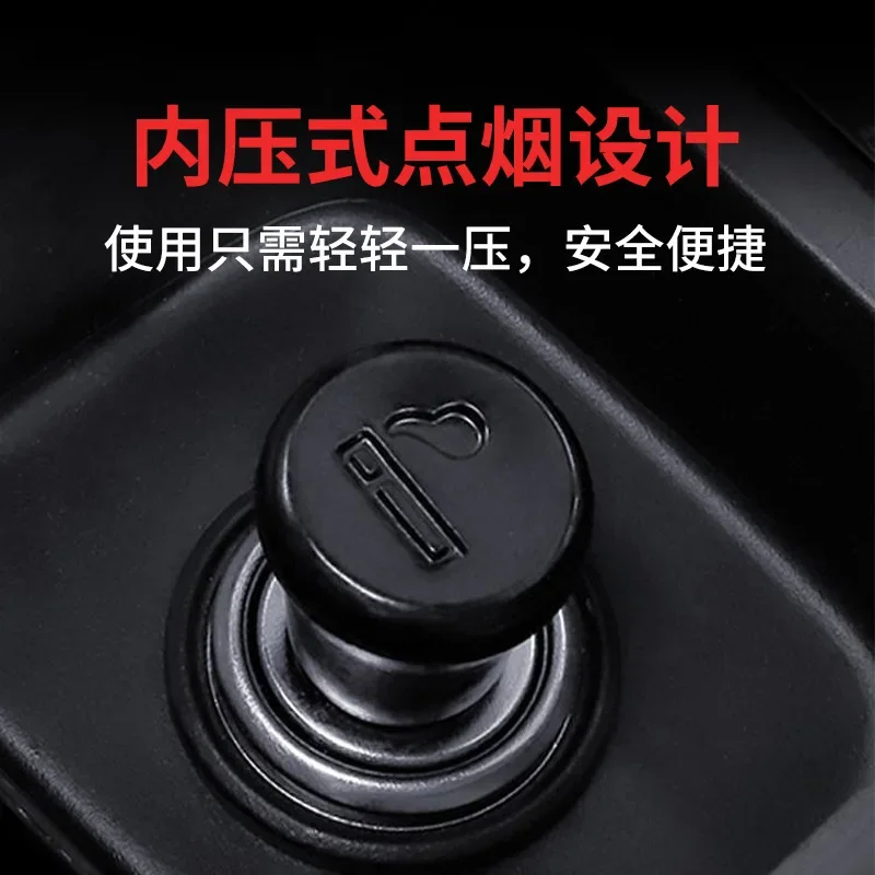 12V Metal Universal Auto Car Windproof Flameless Cigarette Lighter Power Socket Plug Outlet Professional Cigar Lighter Adapter