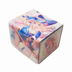 Anime Cards Storage Box, Board Game TCG, Protector Bag para MGT, Pkm, Yu-gi-oh, Trading Card, Jogos de Colecionar, 100 + PU