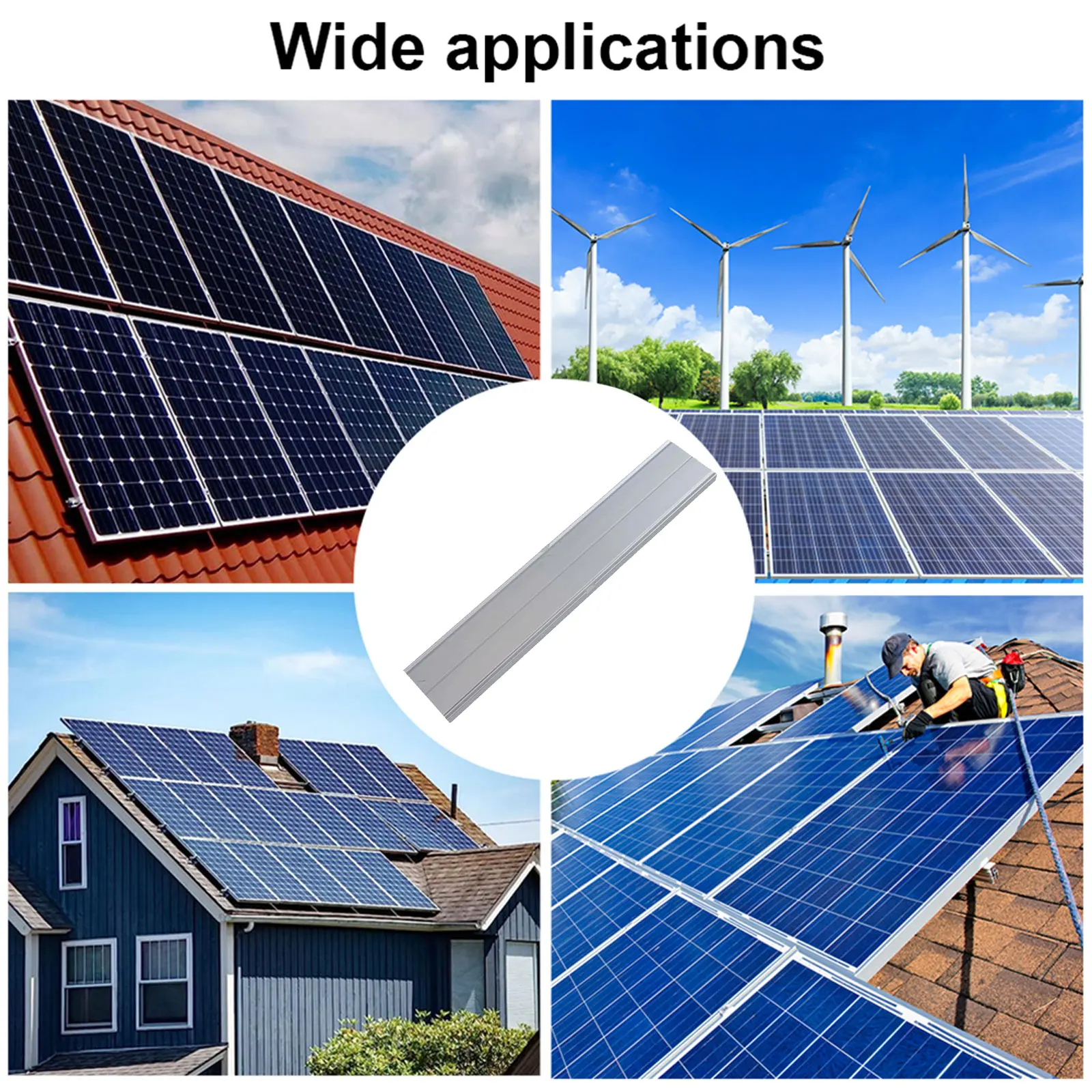 Aluminum Alloy Rail Connector Profile Joiner Aluminum Profile Connector Aluminum Alloy Material Extending Profiles