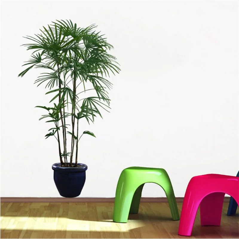 ملصقات لتزيين الجدران لغرفة المعيشة وغرفة النوم ، النباتات ، الزهور ، المساحات الخضراء ، ملصقات الحائط للمنزل