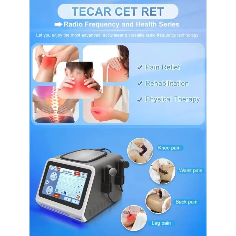 Modern Design Touch Control Tissue Regeneration Tecar Therapy Machine for Chiropractic Clinic