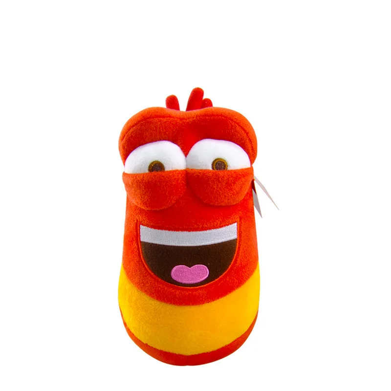 Authentique Larve périphérique poupées insectes rouges insectes jaunes drôle laid mignon jouets en peluche porte-clés pendentifs décorations cadeaux de vacances