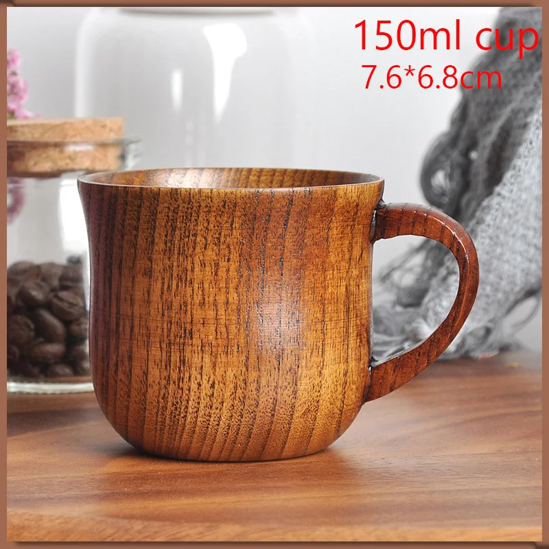Wooden Mug Cup Coffee Tea Chinese Traditional Handmade Product Heat-insulated  Mugs Afternoon Tea Dessert Tools tazas de café