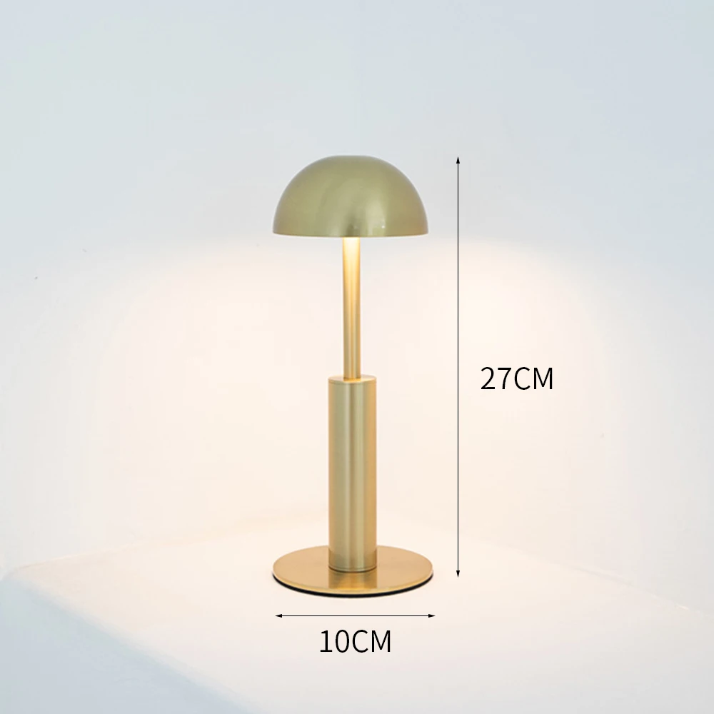 LuxuryBedroom Bedside Touch Small Bar Decorative rechargeable touch Table Lamp Restaurant Cafe USB Charging Night Light