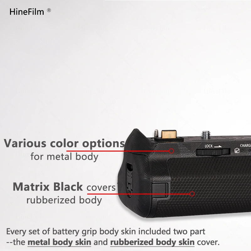 Hinefilm Skin for Canon BG-E22 Battery Grip Skin BGE22 Decal Wrap Cover For Canon EOS R Battery Grip Protector BG E22 Sticker