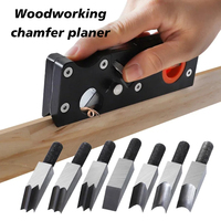 Chamfer Plane Hand Planer Woodworking Wooden Edge Corner Trimming Chamfering Manual Joiner Carpentry Tools