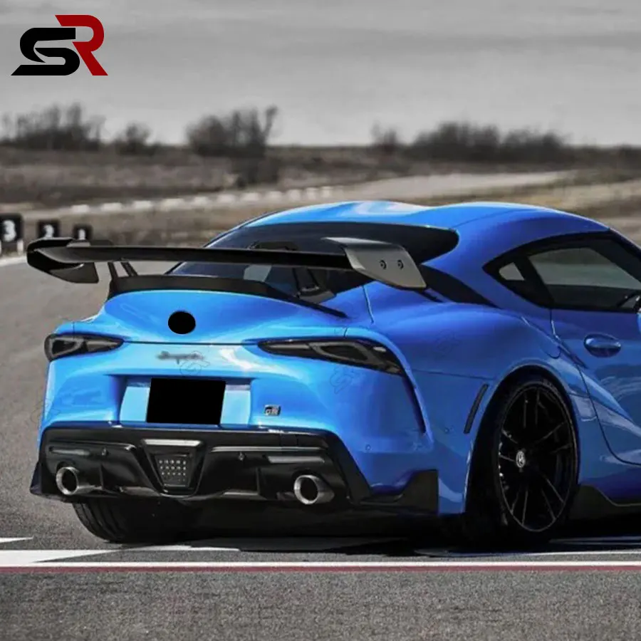 Para toyota supra a90 bullwinkle mk5 material de fibra carbono maior qualidade traseira bagagem spoiler porta traseira estilo do carro corpo kit