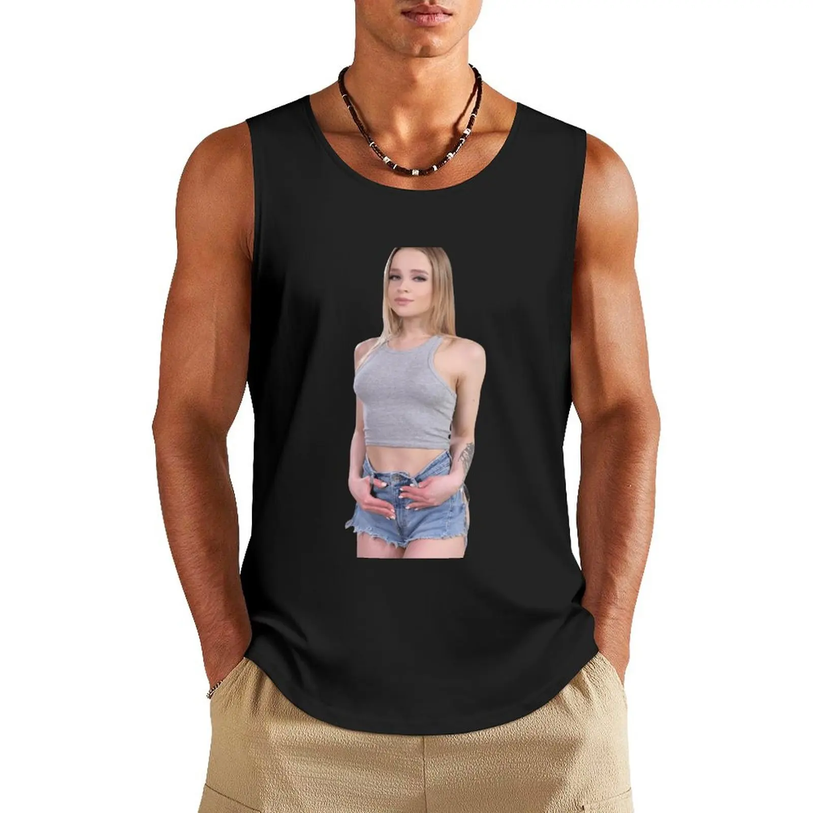 Alexa Flexy Tank Top Herren Sport bekleidung Fitness studio T-Shirts für Männer Anime T-Shirts