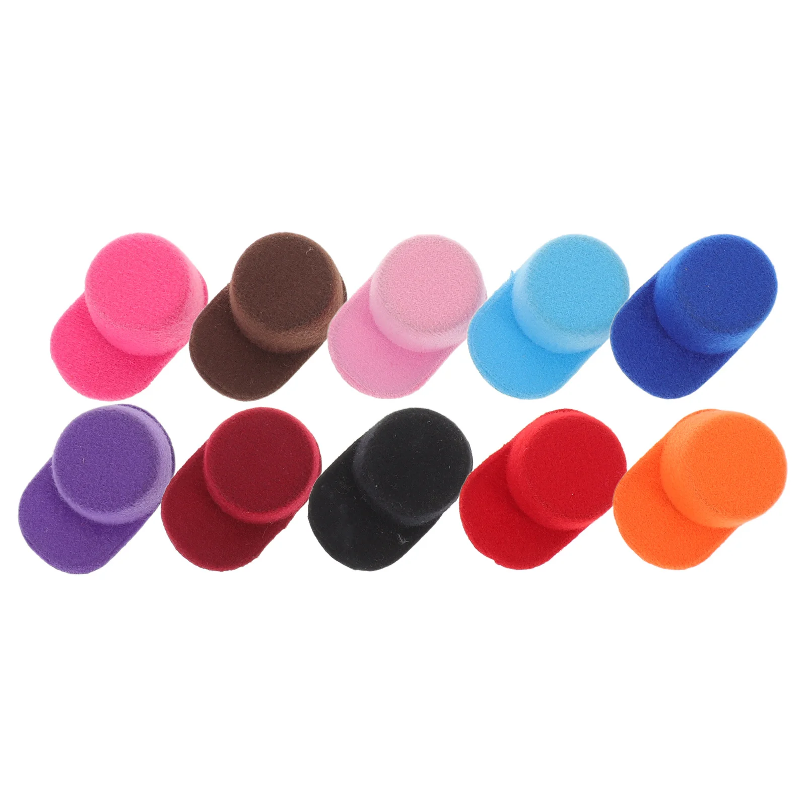 

10Pcs Mini Baseball Caps Soft Fabric Unisex Peaked Cap Small Hat Props DIY Crafts Party Decorations Baseball Cap Hat