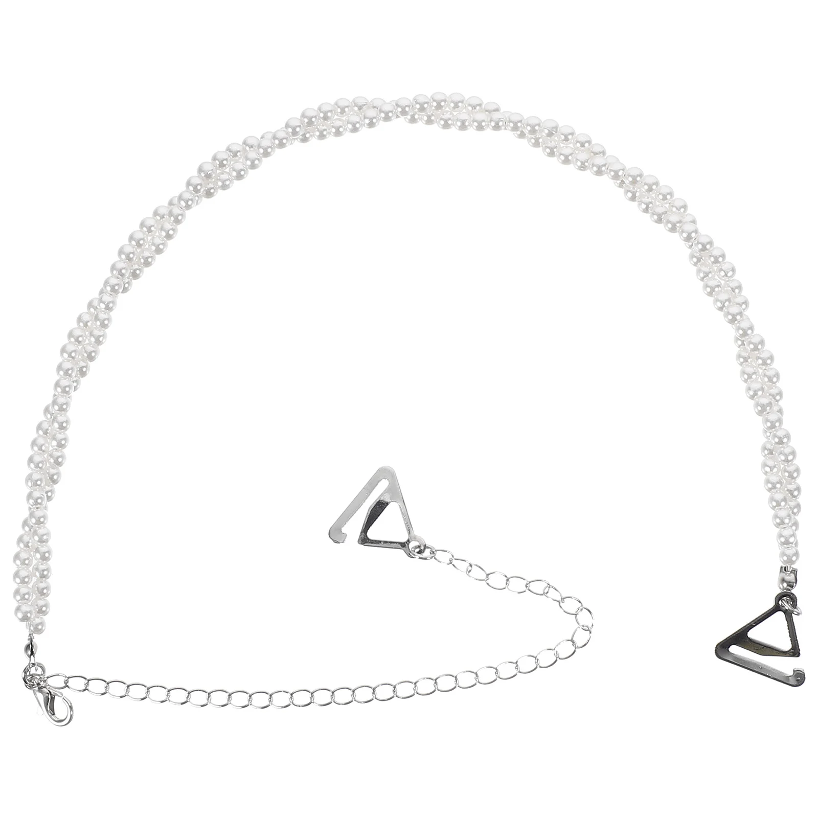 

Pearl Bra Straps Decorative Replacement Rhinestone Shoulder Adjustable Length Non Irritating Material Beaded Perfect Tank Halter