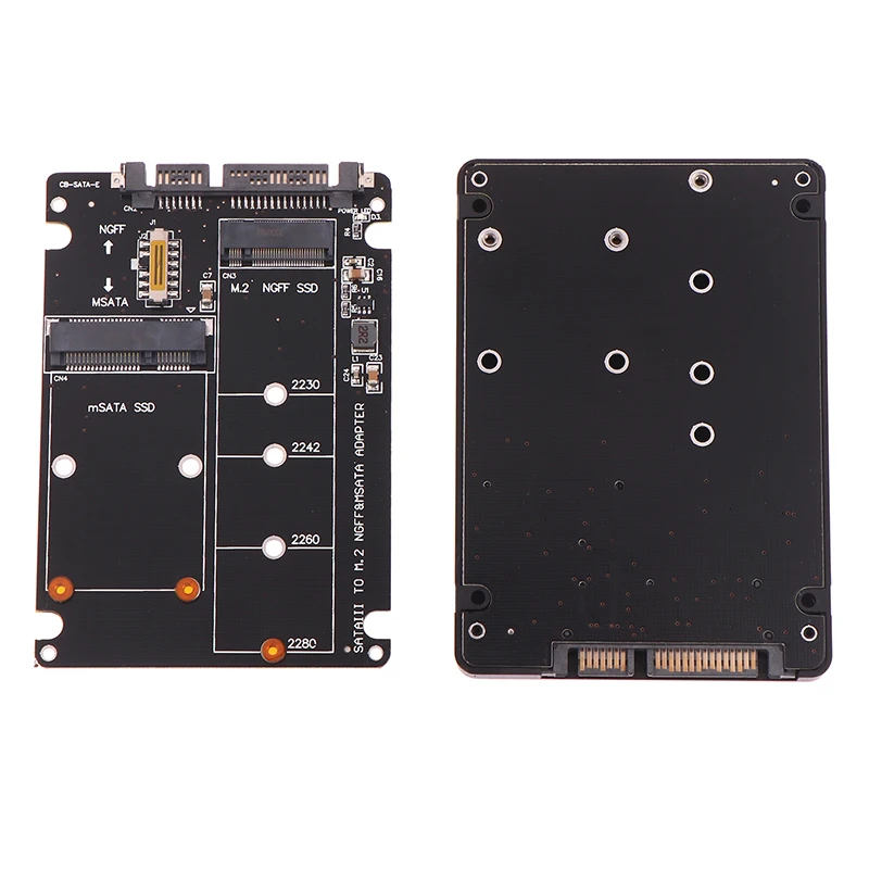 Image of Sata 60gbps bis m2 ngff sata ssd msata ssd adapter msata zu sata m.2 ngff zu sata festplatten adapter platine