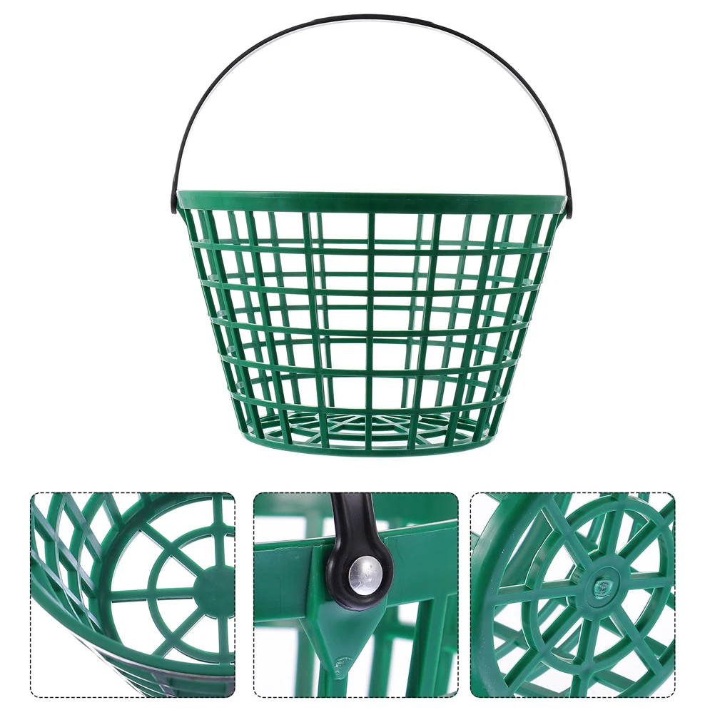 

Golf Pick up Basket Mini Baskets Small Golfball Storage with Handle Portable