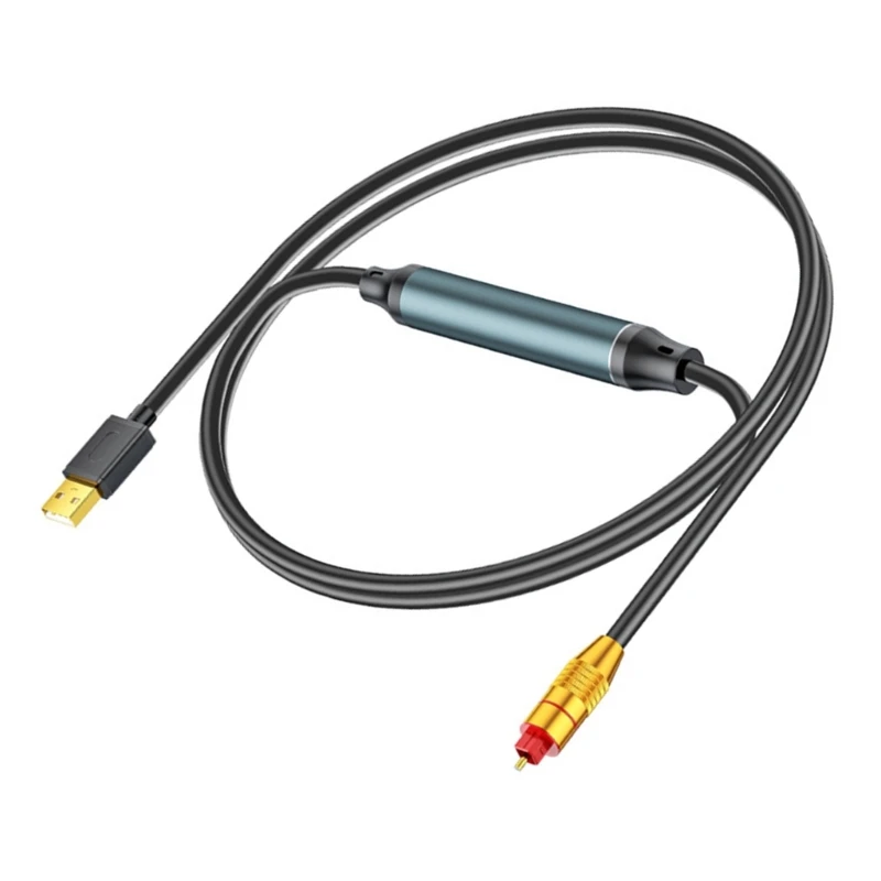 USB Digital Fiber Optical Analog Sound Cable SPDIF Digital Coaxial Sound Converters Cable for HDTV Multimedia Speakers