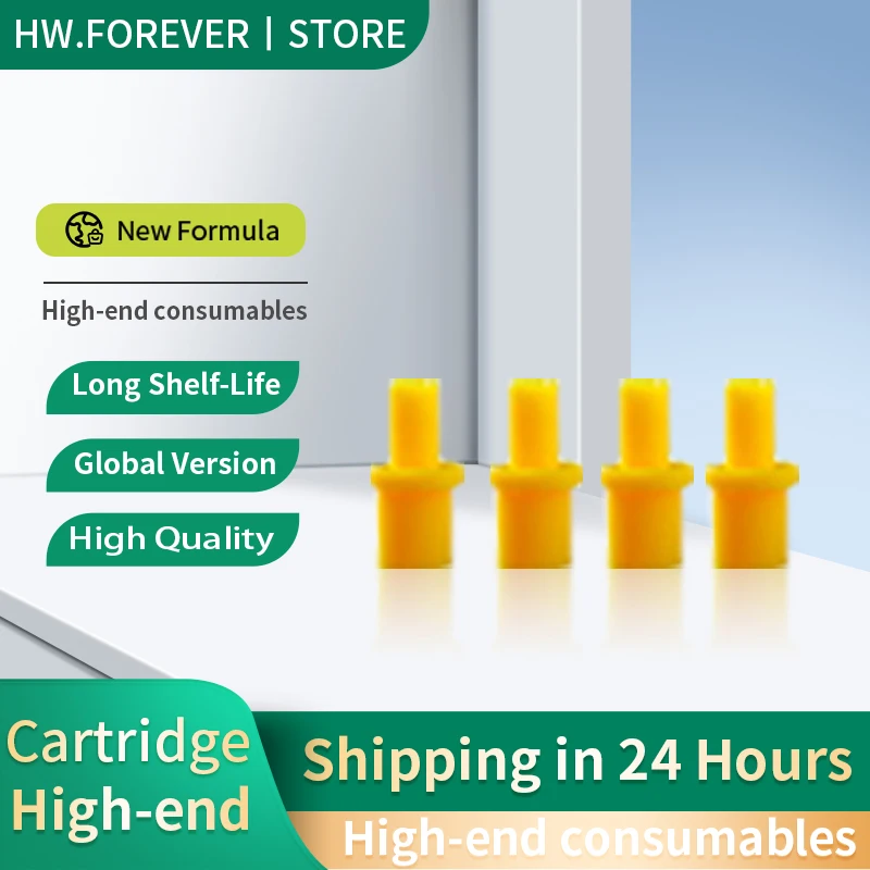 Yellow Syringe silicone soft pumping air hollow joint part rubber connector 4 4.0 4mm ciss inkjet cartridge cleaning tool