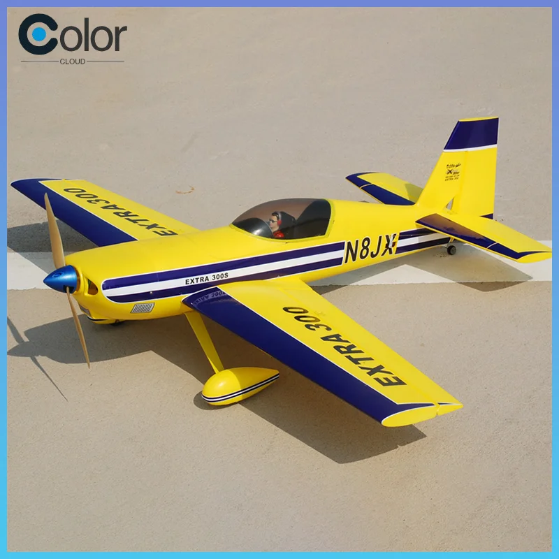 

Haokai Aircraft Model Wingspan 1200mm Third-Generation Extra300h Rc Stunt 3d Aircraft Model 30e Hollow Wing V3 Foam Adult Toys