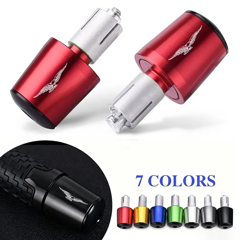 Para Moto Guzzi V100 Mandello V7 Stone V85 TT Bobber Breva 850 1100 1200, Pesas para Manillar de Motocicleta, Tapas para Puños de Manillar