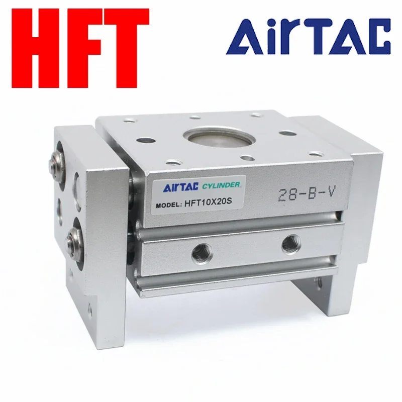 AirTAC HFT16/20/25/32 Wide Opening Air Gripper Cylinder  Long Stroke Pneumatic Clamping Cylinder  Industrial  Pneumatic Actuator