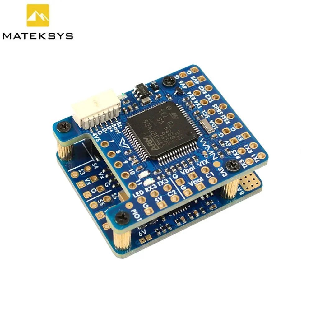 MATEK F405-WMN F405 Flight Controller STM32F405RGT6 W/ Baro OSD Blackbox 132A Current Sense 2-6S Lipo For FPV Fixed Wing Drone