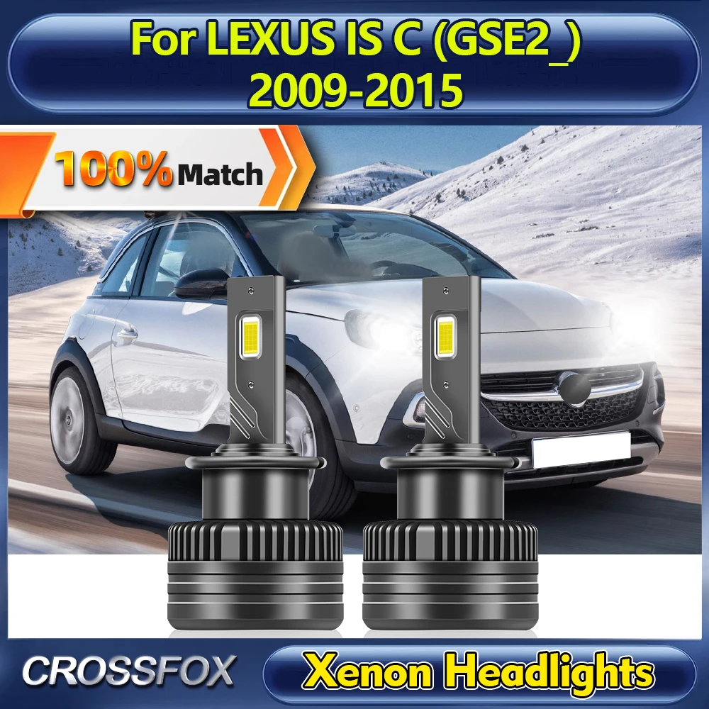 

25000LM Car LED Headlight Bulbs 6000K White D4S HID Xenon Lamps 12V For LEXUS IS C (GSE2_) 2009 2010 2011 2012 2013 2014 2015