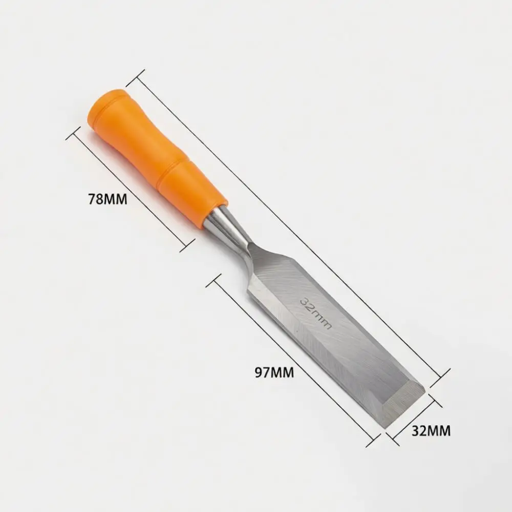 Heavy Duty Wood Chisels Carbon Steel Professional Woodworking Tools Carpentry Carving Gouge Durable Impact Resistant Handle