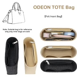 EverToner Felt Insert Bag for lv ODEON TOTE Bag Support Type Female Travel Storage Makeup Bag