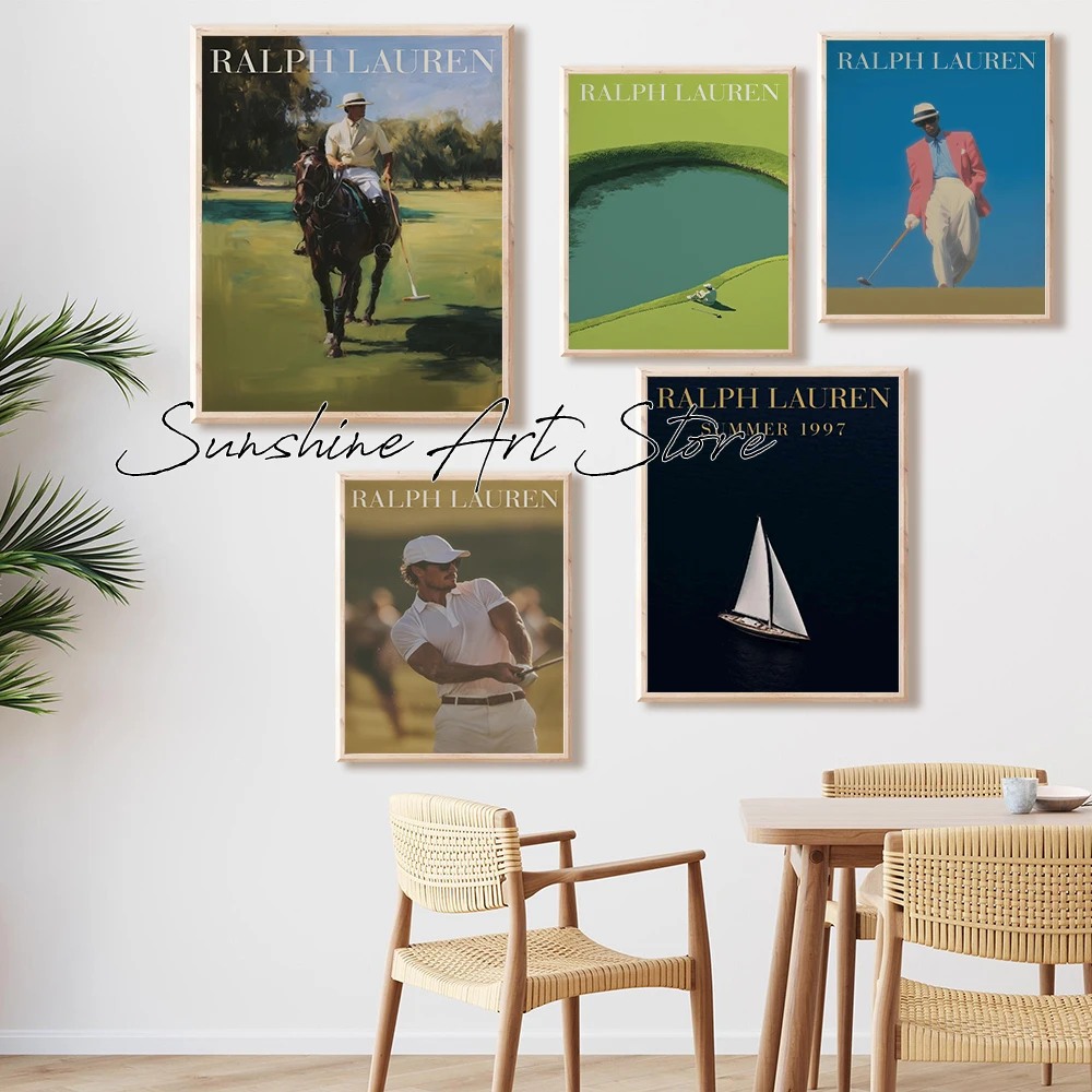 Vintage Fashion Editorials - Editorial Fashion Vintage Golf Art Luxury
