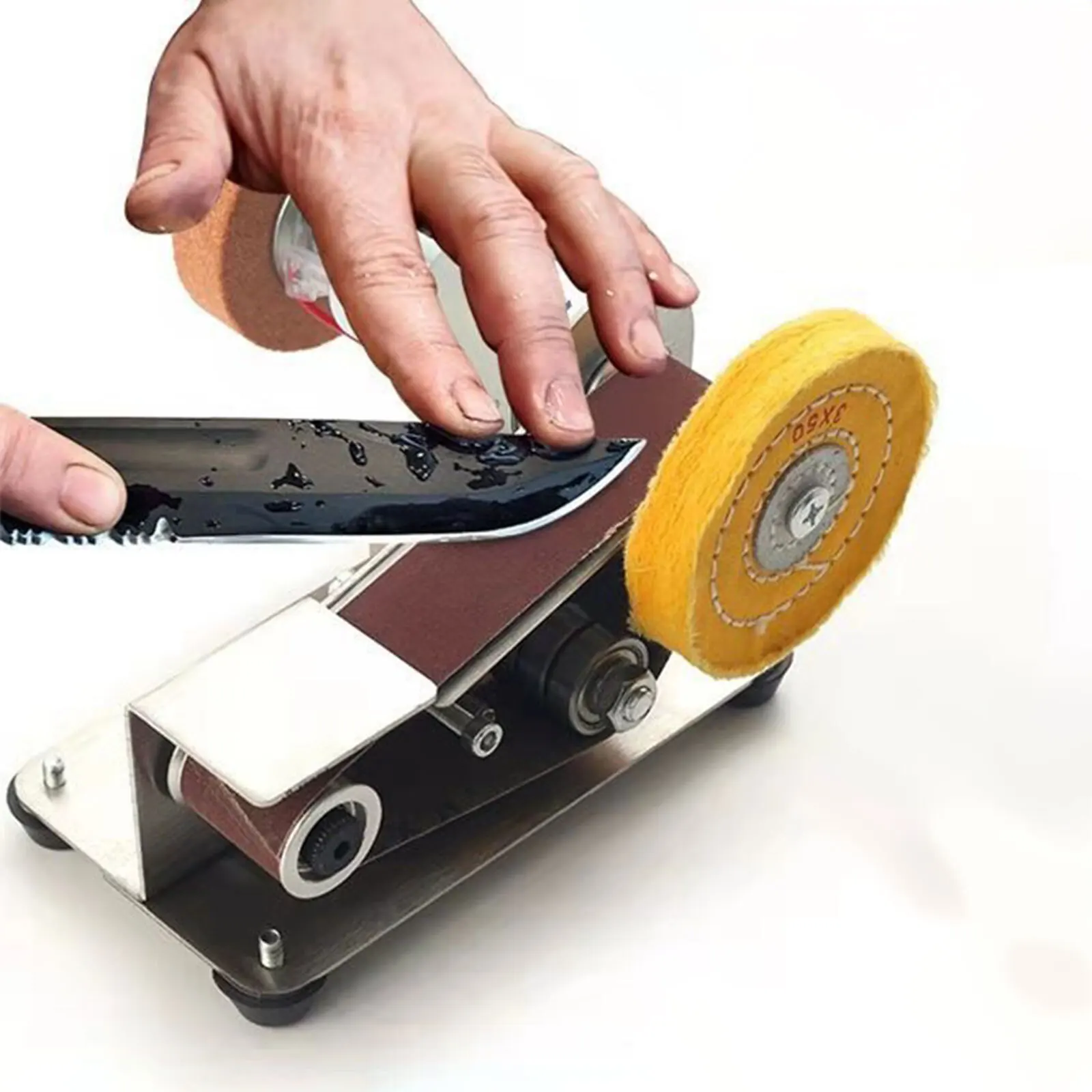 Belt DIY Sander Machine Mini Electric Polishing Grinding Sanding Sharpener Knife