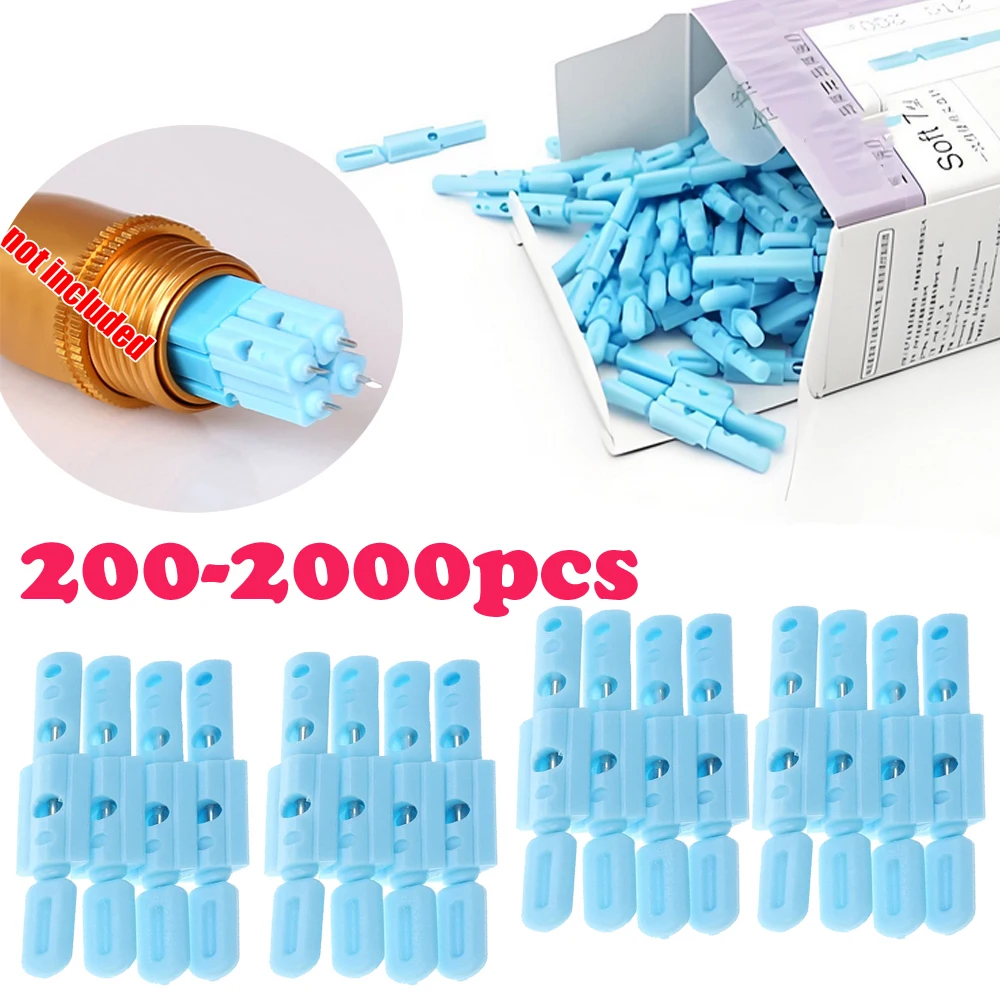 

200-2000 шт., ручка для сбора крови, ручки для кровлинга, ручка для ланца, металлические ручки с тремя иглами, иглы для кровлинга с несколькими и четырьмя головками, 21 г