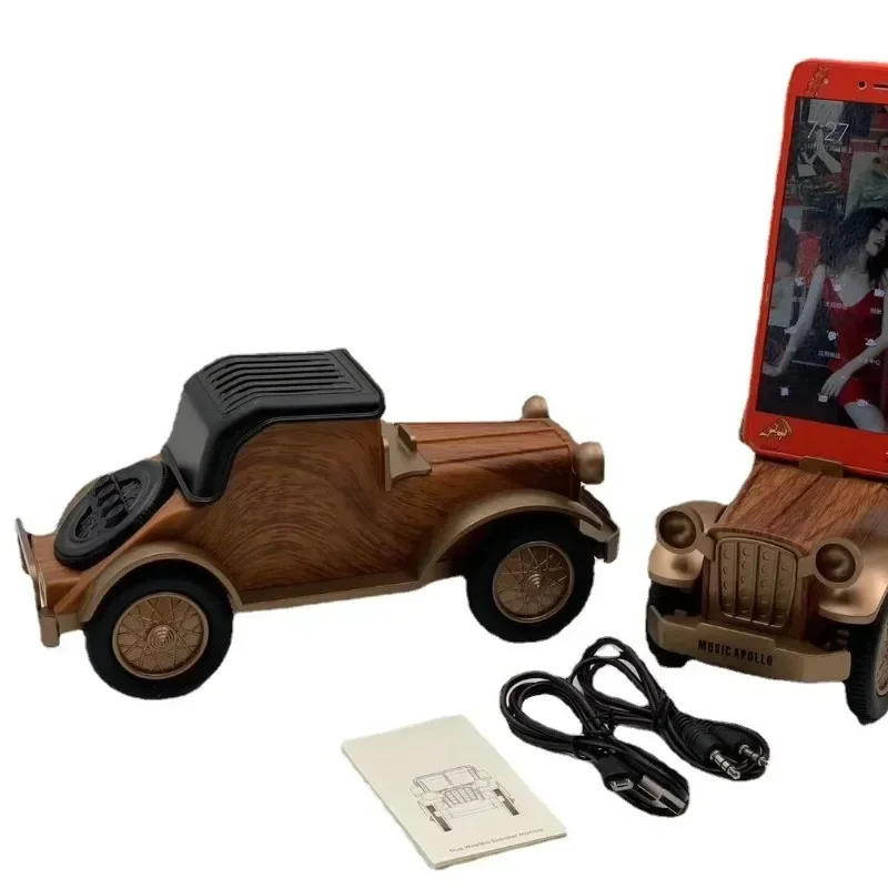 

Model Bluetooth speaker, retro wireless overweight subwoofer radio, creative gift