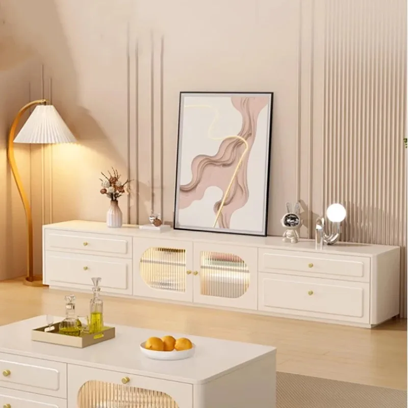 

Large Design Tv Consoles Cabinet Elegant Style Boho Simple Clear Tv Stands Room Decor Beauty Archivadores Ornaments Home Decor
