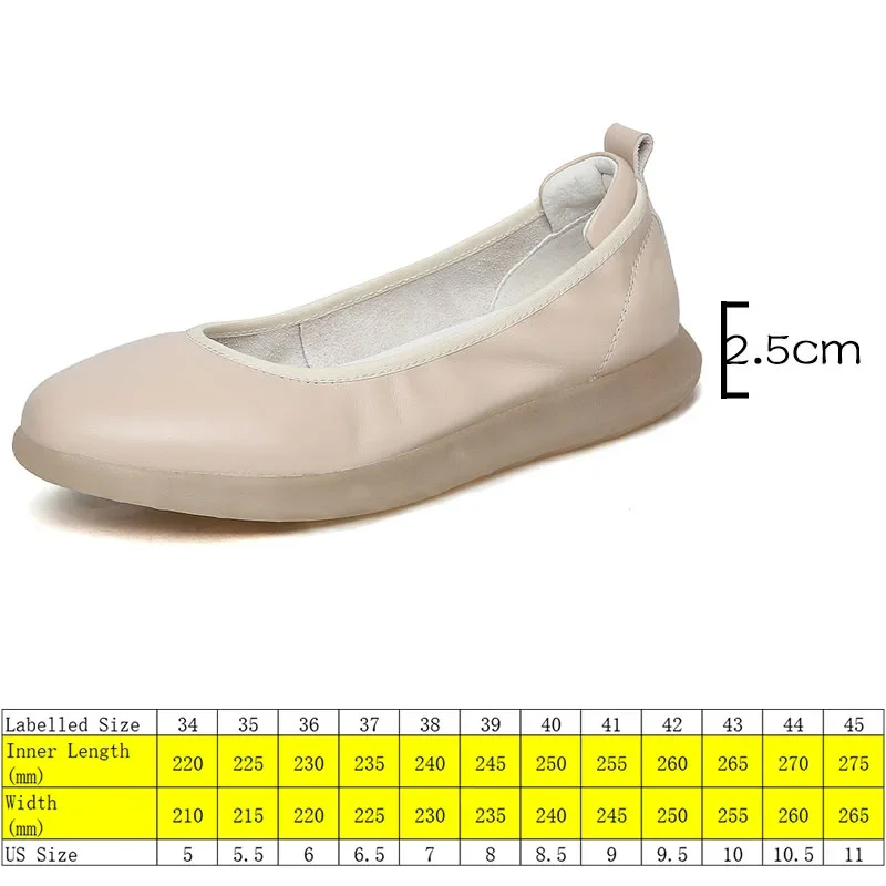 Koznoy 2.5cm Genuine Leather Comfy Luxury Shallow Moccasin Flats Ethnic Woman Elegance Oxfords Summer Ladies Soft Soled Shoes