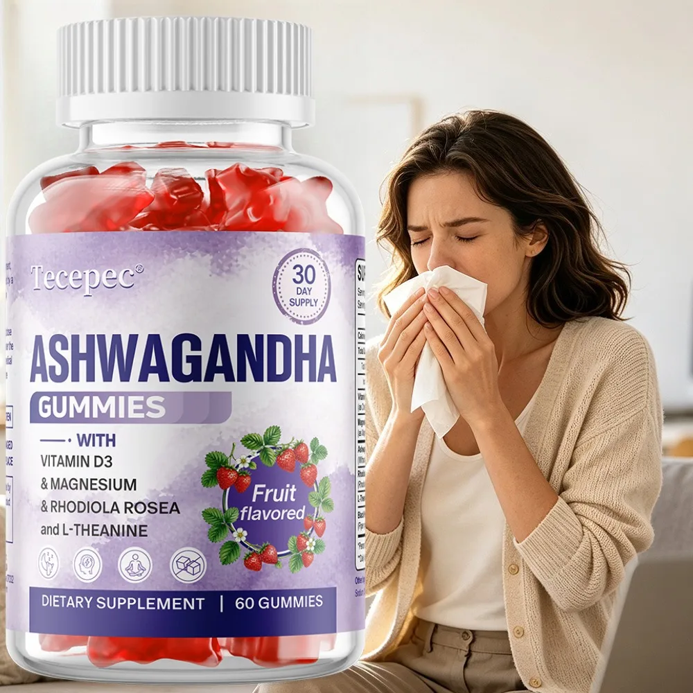 Ashwagandha Gummies - Enhance Memory, Focus, Promote Immune and Nervous System Health and Metabolism