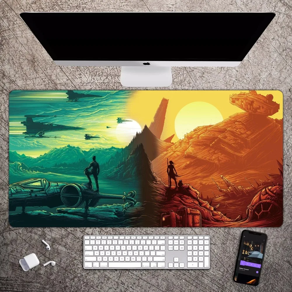Star Wars Mousepad Large Gaming Compute Gamer PC Keyboard Mouse Mat