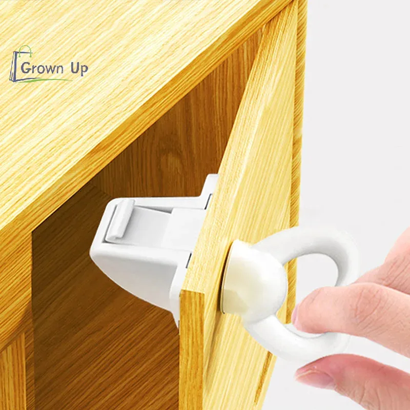Magnetic Drawer Lock, Multi-Functional Security Lock, Wardrobe Door Lock, Childproof Hidden Safety Lock Home Security Locking Me