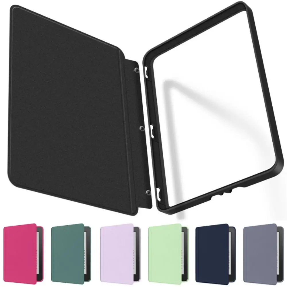 

For Auto Wake/Sleep 6 inch e-Reader Case Split Design Acrylic Detachable Cover Transparent for Kindle 2024/2022 11th Generation