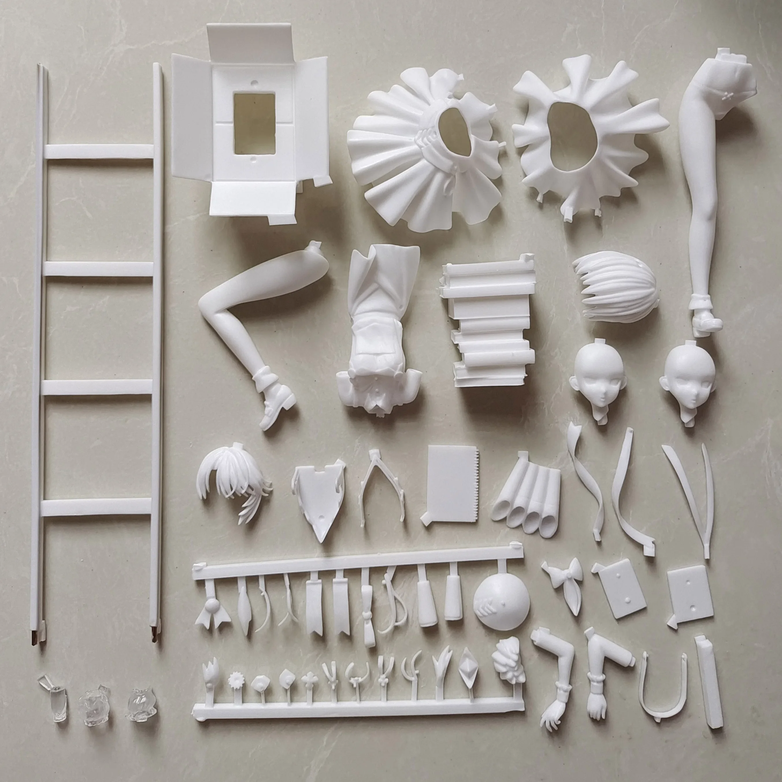 

1/8 Anime Azur Lane Kit kawaii Resin GK DIY White Assembly GK Model Statue Toys doll Collection Gifts